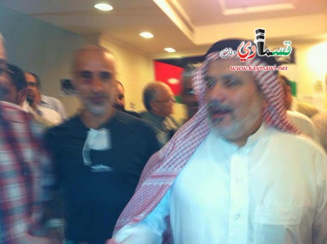 الدكتور ناجي عامر ووفد حجاج كفرقاسم يستقبلون وزير الاوقاف الاردني